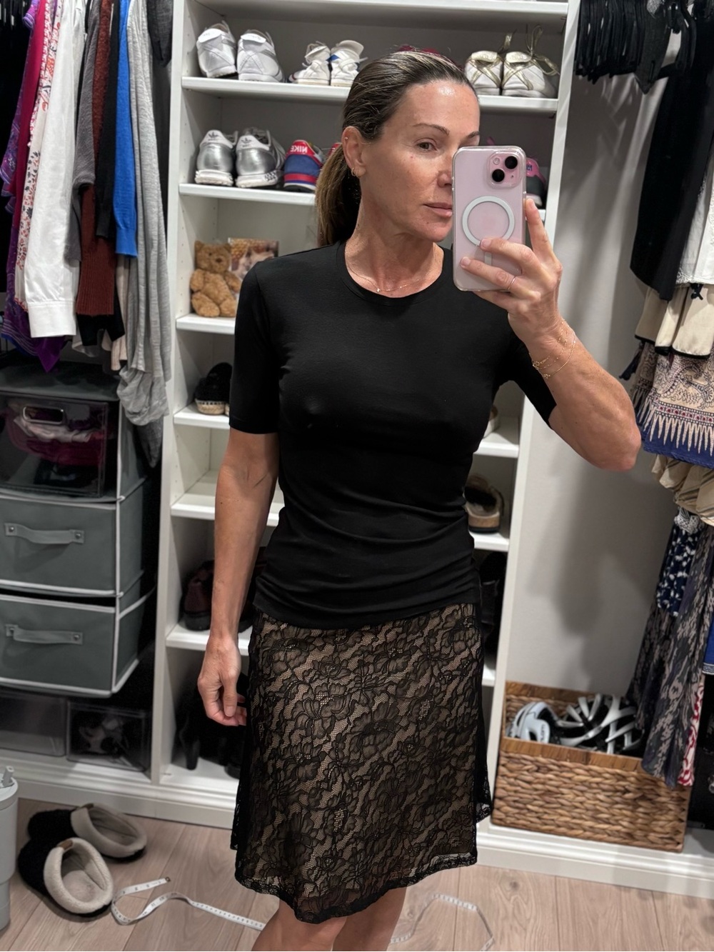 Cuyana Black Crewneck Tee XS